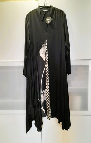 Vestido Alembika Negro y Dorado Talla Única