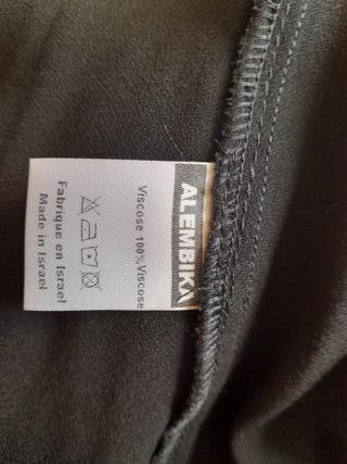 Vestido Alembika Negro y Dorado Talla Única