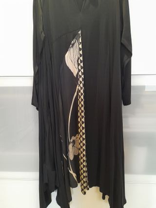 Vestido Alembika Negro y Dorado Talla Única