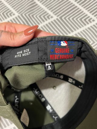 Gorra New Era Yankees 9FORTY Ajustable Verde Milit