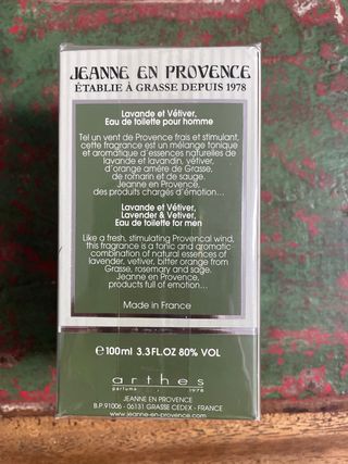 Jeanne en Provence Eau de Toilette Lavande & Vétiv