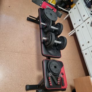Equipo de pesas Domyos ajustable