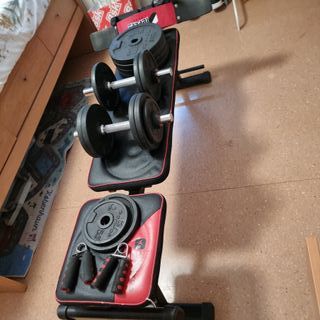 Equipo de pesas Domyos ajustable