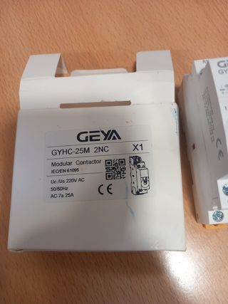 Contactor Modular GEYA GYHC-25M 25A