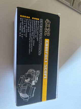 Mirilla 4x32 Compacta para Airsoft