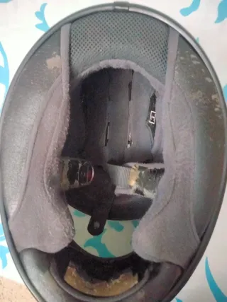 Casco Shoei con funda y 2 viseras. talla S/M