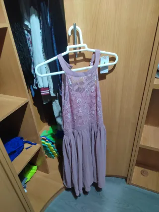 Vestido de fiesta Odizli rosa