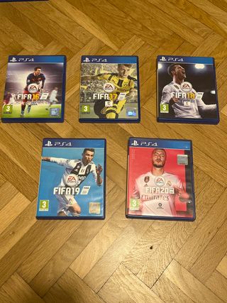 Lote 5 Videojuegos FIFA PS4