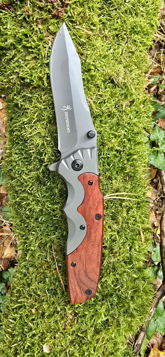 Navaja Browning Madera y Acero. 