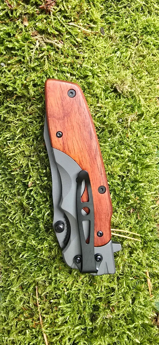 Navaja Browning Madera y Acero. 