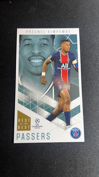 Cromo Topps Presnel Kimpembe PSG Champions League