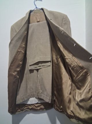 Traje Cortefiel Caballero Beige