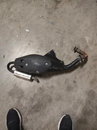 Tubo de escape Piaggio NRG