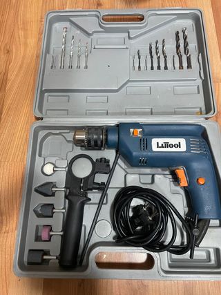 Taladro percutor L-Tool con accesorios