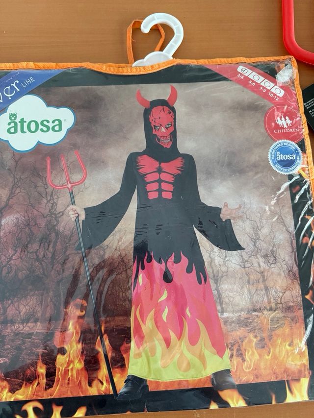 Disfraz Demonio Atosa 3-4 años