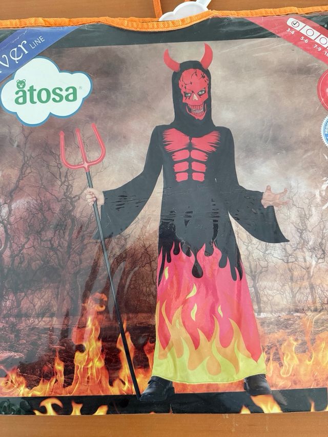 Disfraz Demonio Atosa 3-4 años