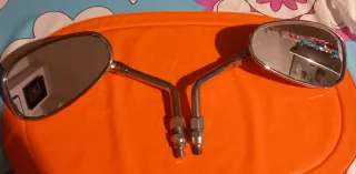 Espejos Retrovisores Moto Cromados
