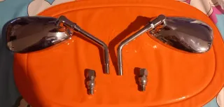 Espejos Retrovisores Moto Cromados