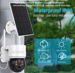 TELECAMERA Wi-Fi pannello solare videosorveglianza