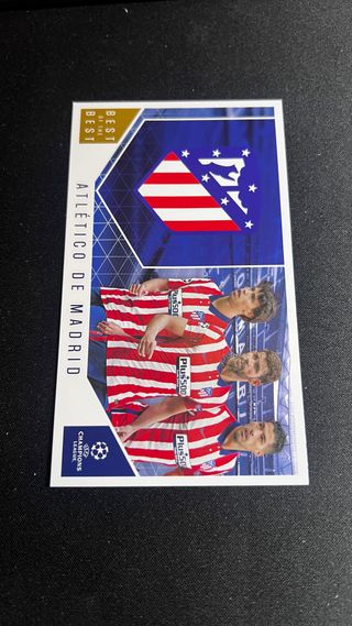 Cromo Topps Atlético de Madrid Champions League