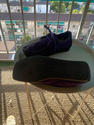 Mocasines morados caballero