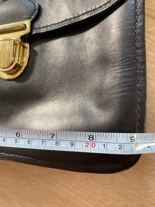 Bolso Loewe Piel Negro Vintage 90s