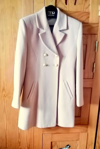 abrigo nuevo, 80 % lana, talla M/L