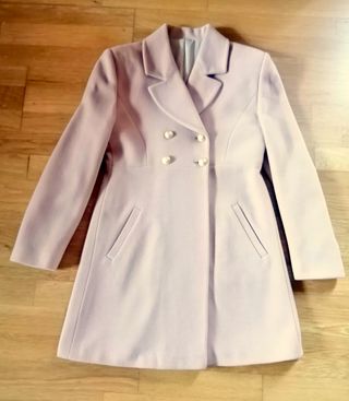 abrigo nuevo, 80 % lana, talla M/L
