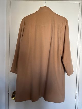 Abrigo Pura Lana Color Camel