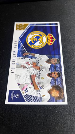 Cromo Topps Real Madrid Champions League