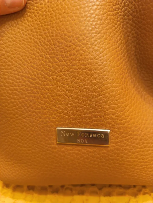 Bolso de mano mujer piel marrón