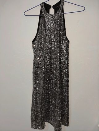 Vestido largo lentejuelas fiesta