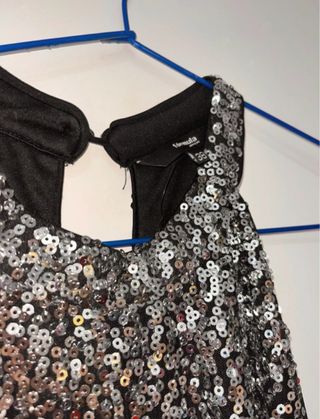 Vestido largo lentejuelas fiesta