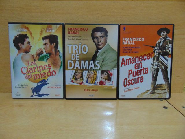 FRANCISCO RABAL Pack de 3 Películas DVD.