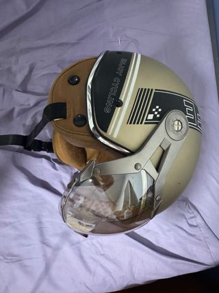 Casco de moto estilo retro