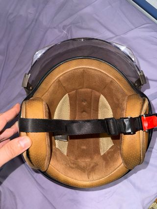 Casco de moto estilo retro