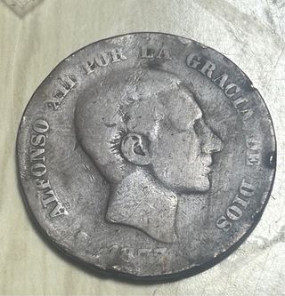 10 Céntimos 1877 Alfonso XII