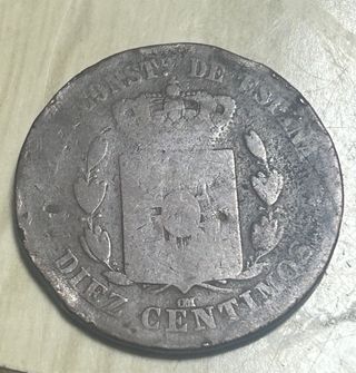 10 Céntimos 1877 Alfonso XII
