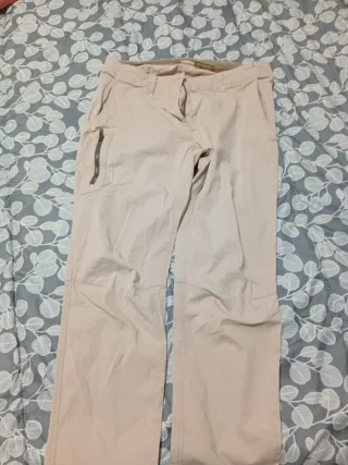 Pantalón montaña mujer beige