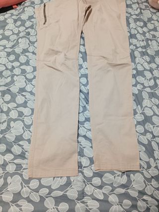 Pantalón montaña mujer beige