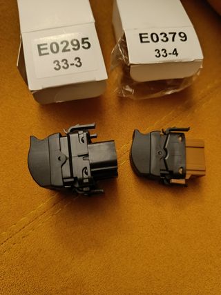 Botones elevalunas E0295 33-3 y E0379 33-4
