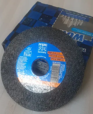 10 un. Disco corte PFERD 115x1.0x22.23 PSF STEEL