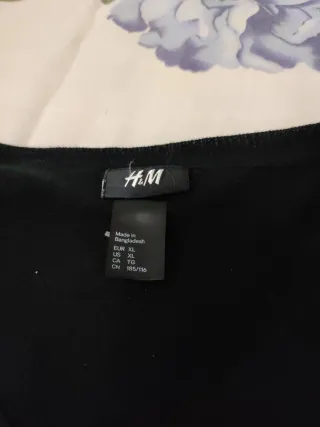 Chaleco H&M Hombre Negro