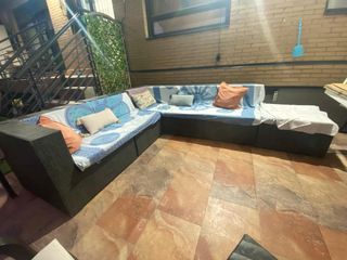 Sofá modular de jardín