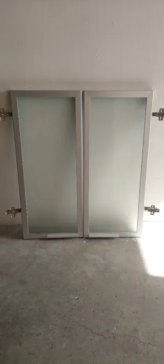 Puertas de armario con cristal esmerilado