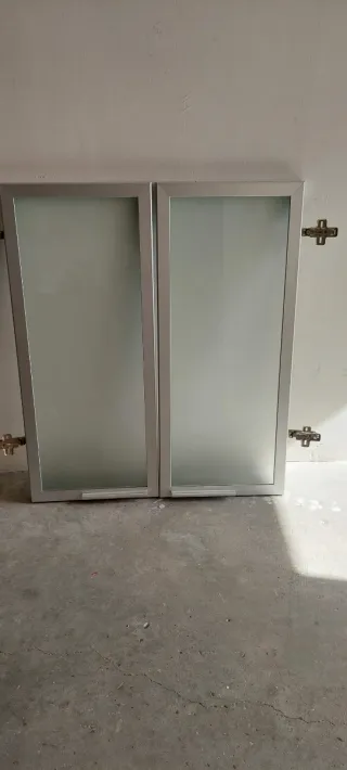 Puertas de armario con cristal esmerilado