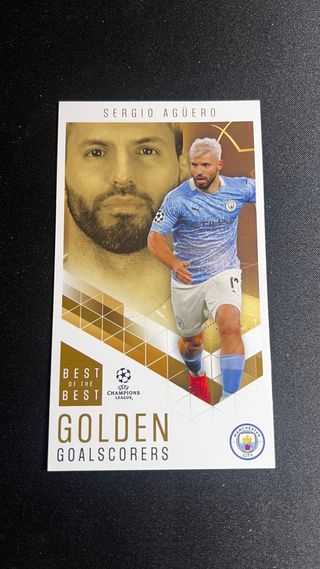 Cromo Sergio Agüero Golden Goalscorers