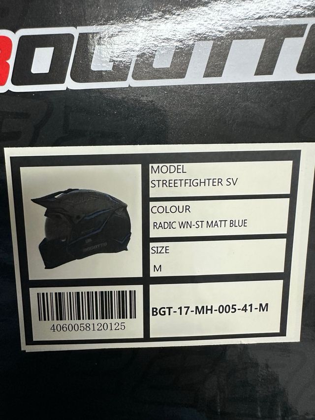 Casco Bogotto Streetfighter SV