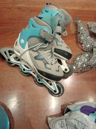 Patines en línea niña adaptable 35-38
