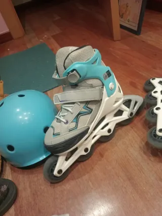 Patines en línea niña adaptable 35-38